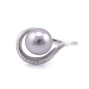 Twist / Tahitian Pearl Ring