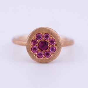 Pebble / Ruby,Pink Sapphire Ring