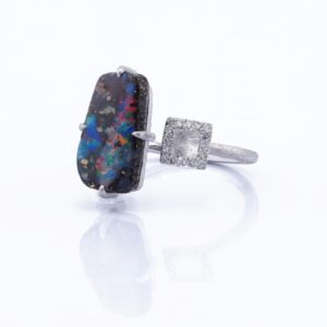 Pebble / Boulder Opal Ring