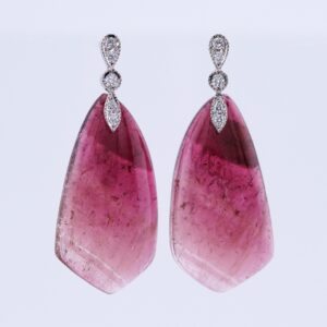 Shape / Tourmaline Earrings