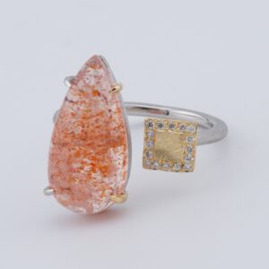 Pebble / Sunstone Ring