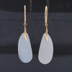 Twist / Moonstone Earrings