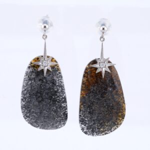 Stars / Quartz Earrings