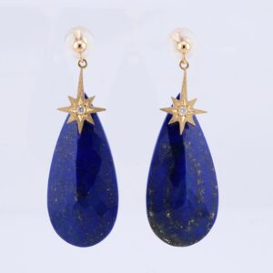 Stars / Lapis Lazuli Earrings